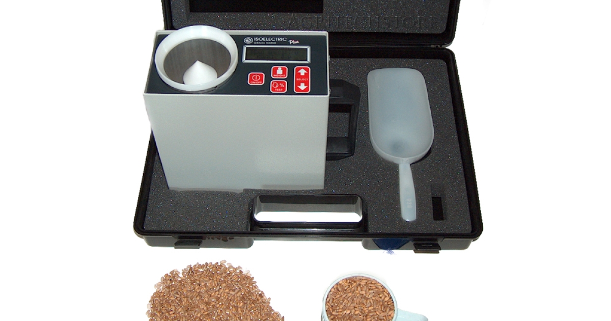 Portable testers for moisture analyses of cereals|GRAIN TESTER PLUS/P.S.