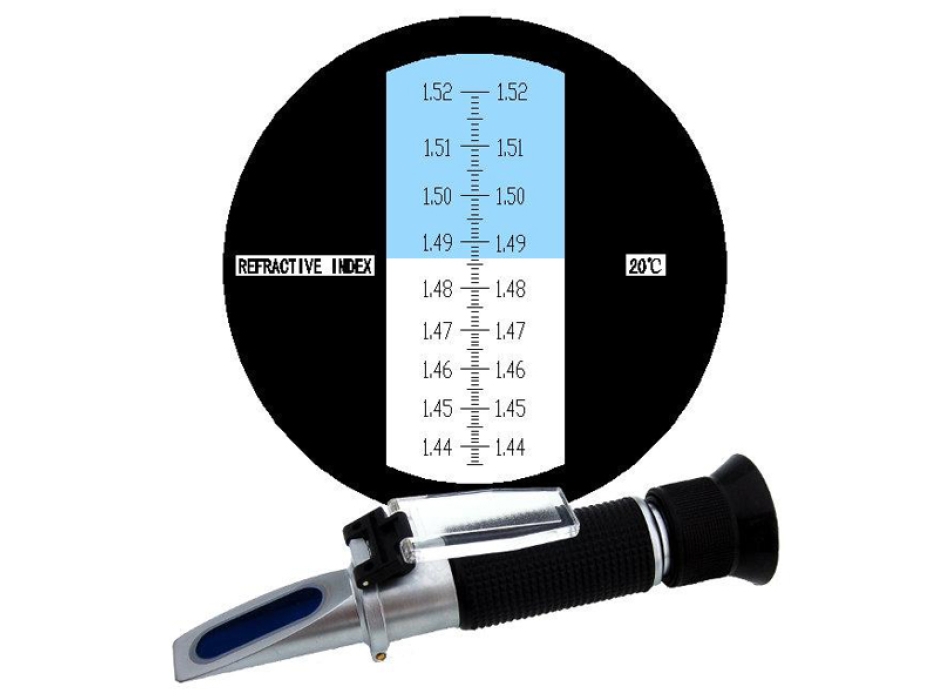 Refractometer for optical oil ND-4 Agritech Store