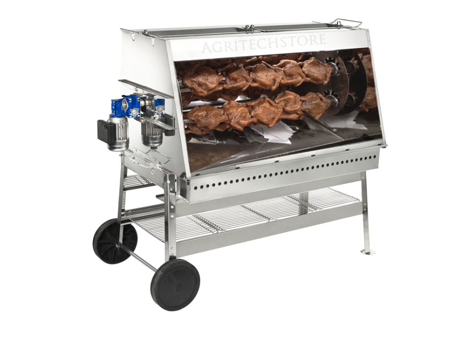 Rotisserie Ferraboli Art.580 Stainless Steel Inches. 120 cm. Agritech Store