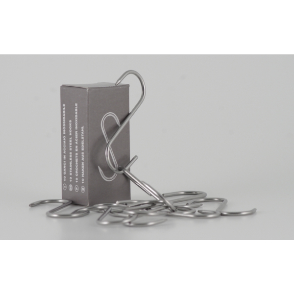 Stainless steel hook 80x3 Set of 10 Pcs Agritech Store