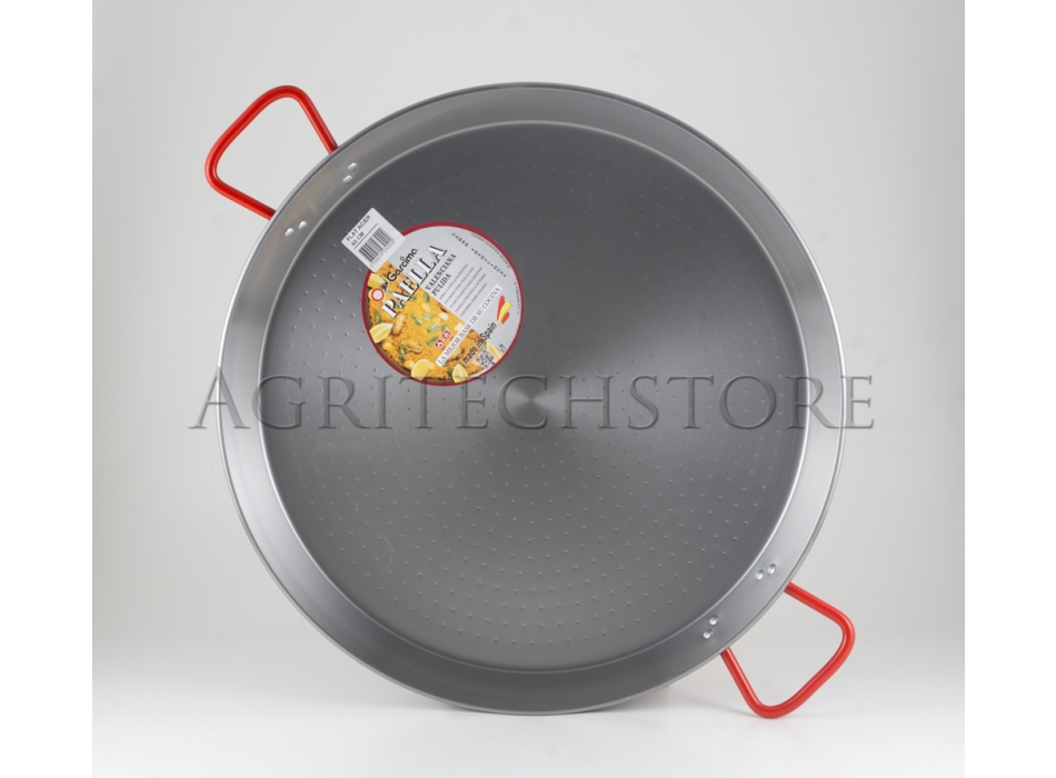 Iron paella pan, 60 cm in diameter, with 2 handles. Agritech Store