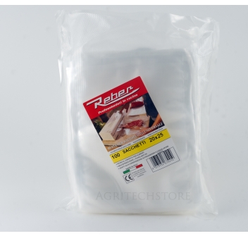 Embossed vacuum bags 6723N Cm.20x30 in bags of 100 pcs Agritech Store