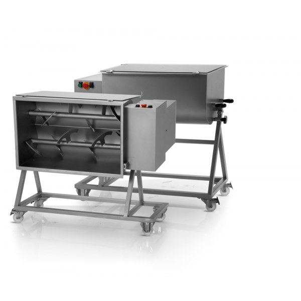 Stainless steel meat Mixers With Two Paddles 50 kg Agritech Store