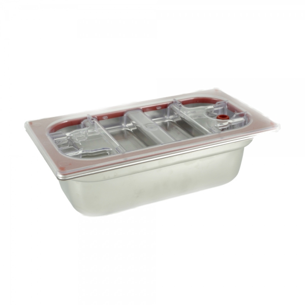 Hot steel H 150 1/3 Gastronorm lid and polycarbonate Agritech Store