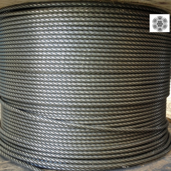 Hammered rope Ø 8 mm 156 wires Agritech Store