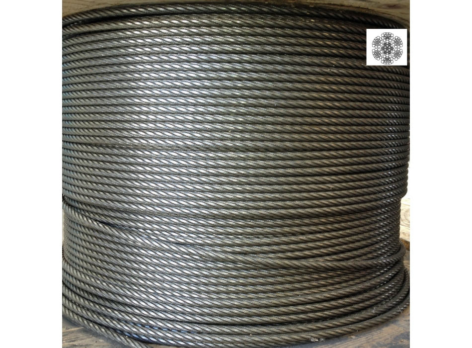 Hammered rope Ø 8 mm 156 wires Agritech Store
