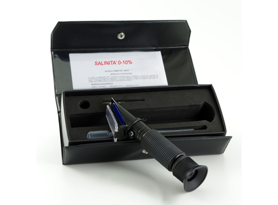 Optical refractometer RHS110 ATC -Salinita&#39;0-10% - Agritech Store