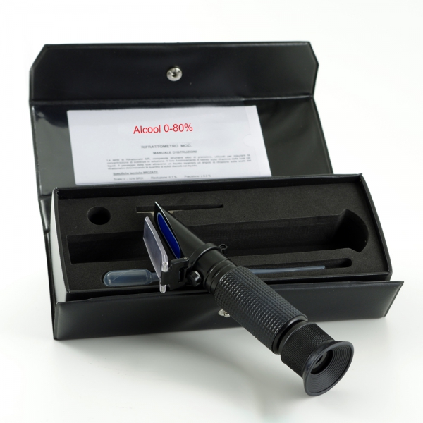 Portable refractometer for alcohol with ATC Agritech Store