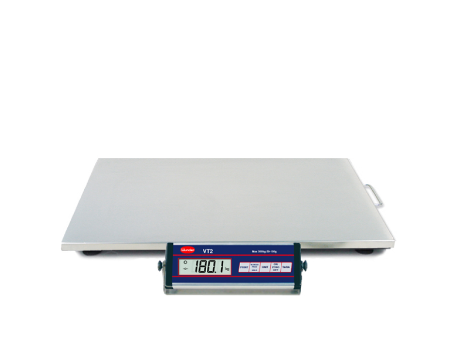 Libra VT2 150/300 kg. INOX in stainless steel - Capacity 300 Kg. Agritech Store