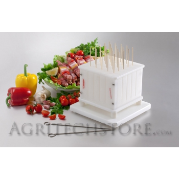Spiedy Cubo per 48 arrosticini  Spiedy48 Agritech Store