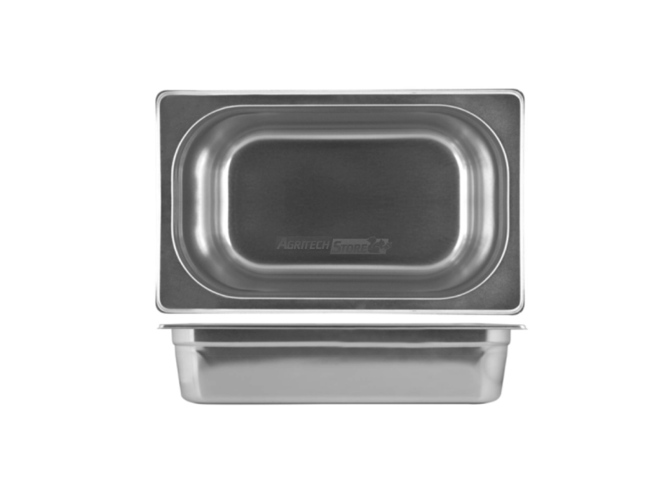 Stainless steel basin GN1/1 h6.5 cm Agritech Store