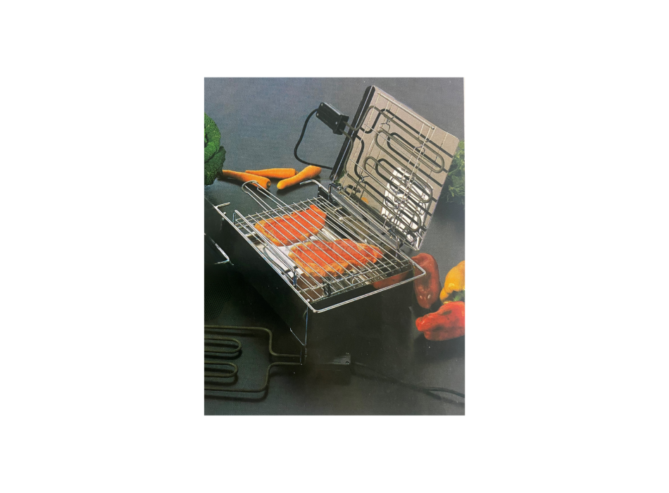 Stainless steel electric grill - model p250 Agritech Store