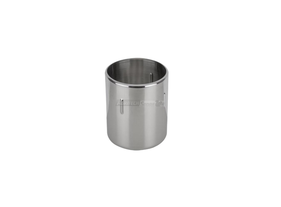 Anti-rotational stainless steel ice cream container, Ø 200 mm, h 250 mm, 7.3 litres Agritech Store