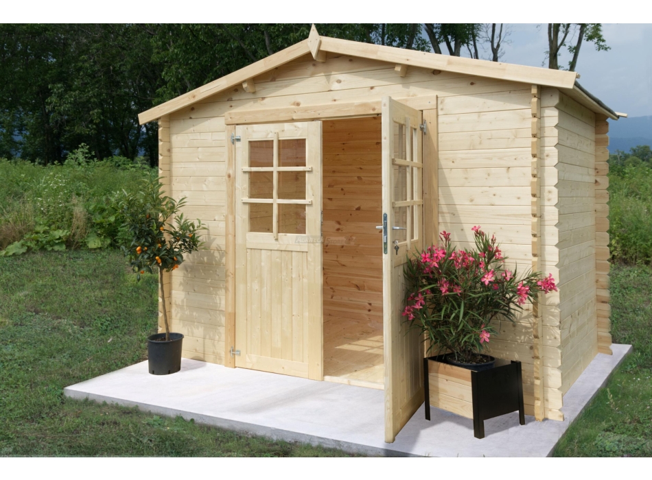 Fir Wood House - Ambra Model 300x200 cm Agritech Store