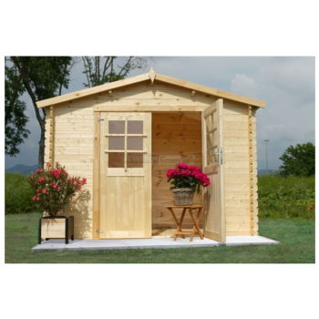 Fir Wood House - Ambra Model 300x200 cm Agritech Store