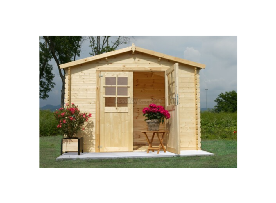 Fir Wood House - Ambra Model 300x200 cm Agritech Store