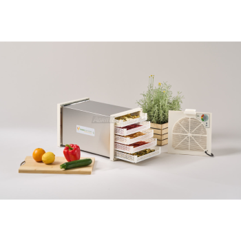 Biosec Silver B5-S Stainless Steel Home Dehydrator – 5 Baskets Agritech Store