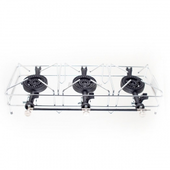 Chrome wire 3 burner outdoor gas stove Agritech Store