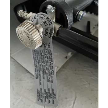 8 kW 2-burner outdoor gas stove in painted cast iron Agritech Store