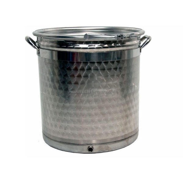 65 liter hermetic stainless steel drum! Made in Italy Agritech Store