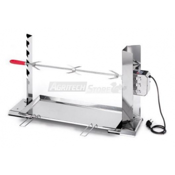 Rotisserie by fireplace, stainless steel, cm. 50, A550 Agritech Store