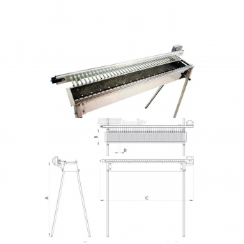 Grill Giraspiedini & Arrosticini Tecnoroast 40 pieces Single Agritech Store