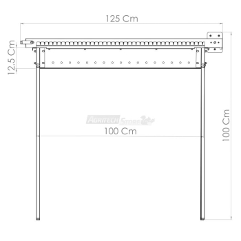 Grill Giraspidini & Arrosticini Tecnoroast 80 pieces Single Agritech Store