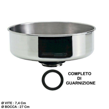 Stainless Steel Funnel for Semi-Pouring Potato N.5 Reber Agritech Store