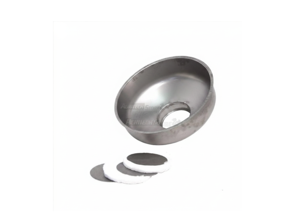 30 L Stainless Steel Oil Filter Kit, Ø 500 mm Agritech Store
