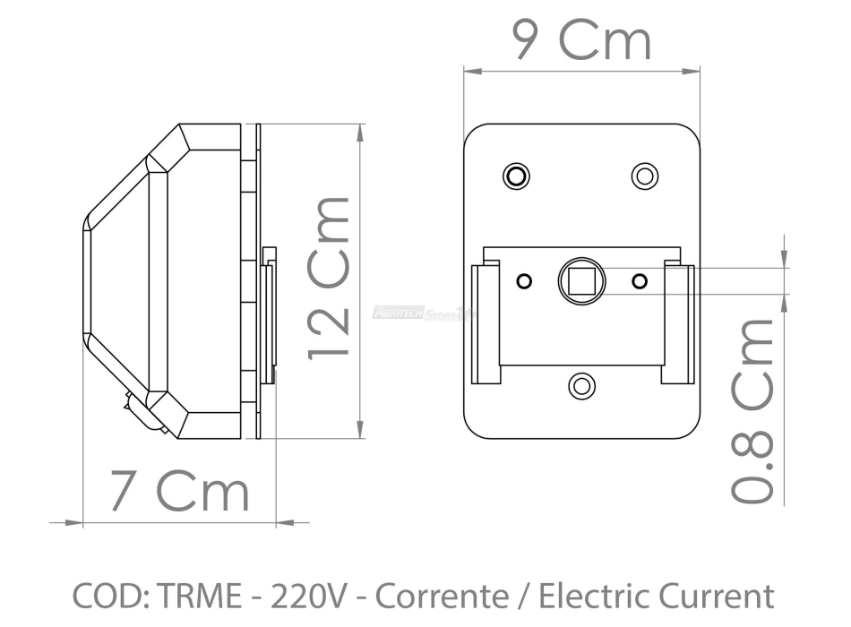 Rotisserie motor for grill Agritech Store