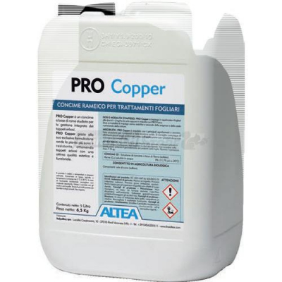 PRO COPPER Liquid Fertilizer with Copper 5 liters