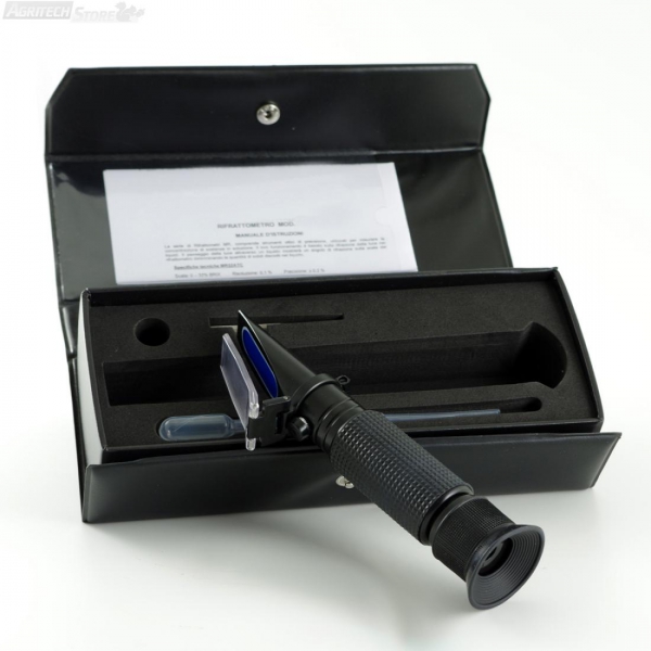 Brix refractometer Alcoolometro optical MR340ATC and Alcohol Agritech Store