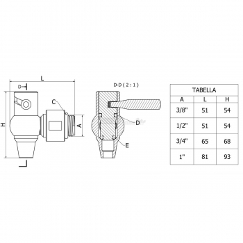 Lever tap in stainless steel Agritech Store