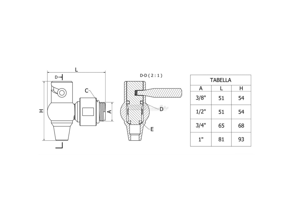Lever tap in stainless steel Agritech Store