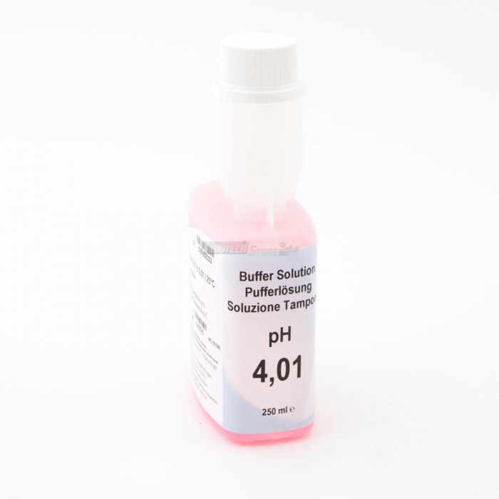 PH 4 buffer solution for red pH meters 250 ml. Agritech Store