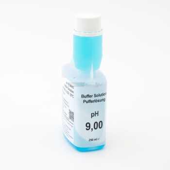 PH 9 buffer solution for Blue pH meters 250 ml. Agritech Store