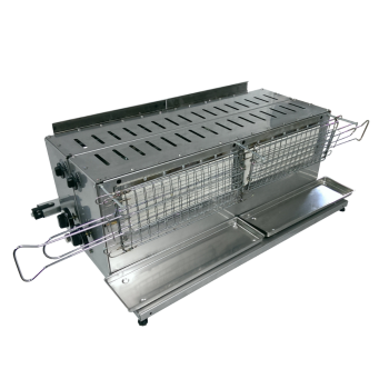 Tecnoroast TGPD-60 Double Gas Pro – Professional Automatic Gas Grill for 60 Arrosticini Agritech Store