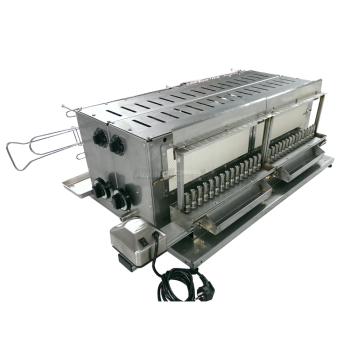 Tecnoroast TGPD-60 Double Gas Pro – Professional Automatic Gas Grill for 60 Arrosticini Agritech Store