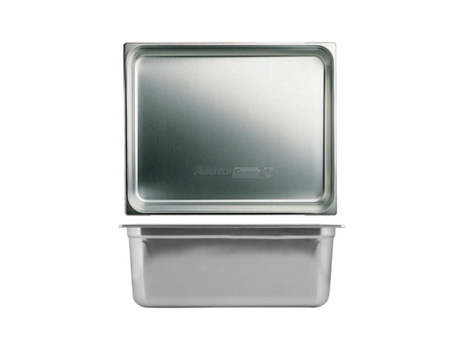 Stainless steel tank Gastronorm GN2/1 h20cm Agritech Store