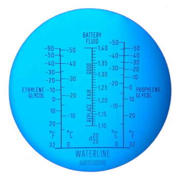 Refraktometer für optische Glykol und Batterien Agritech Store