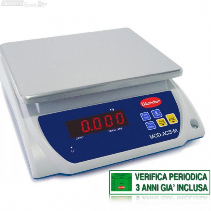 Scales Tabelle &quot;Certified&quot; Mehrzweckbereich 6.3 Kg Agritech Store