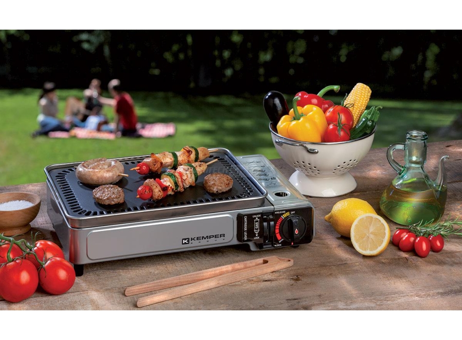 Ferraboli Grill, plancha rostfreiem Art.091A + 2 Optional Agritech Store