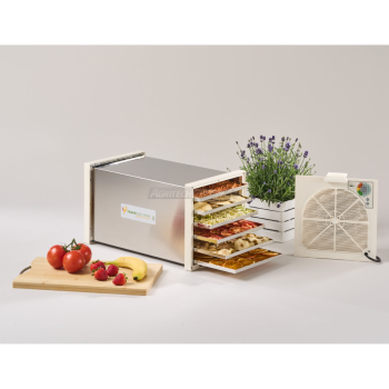 Biosec De Luxe B6 Edelstahl-Heimdörrgerät – 6 Körbe Agritech Store