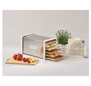 Biosec De Luxe B6 Edelstahl-Heimdörrgerät – 6 Körbe Agritech Store