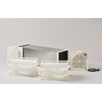 Biosec Silver B10-S Edelstahl-Heimdörrgerät – 10 Körbe Agritech Store