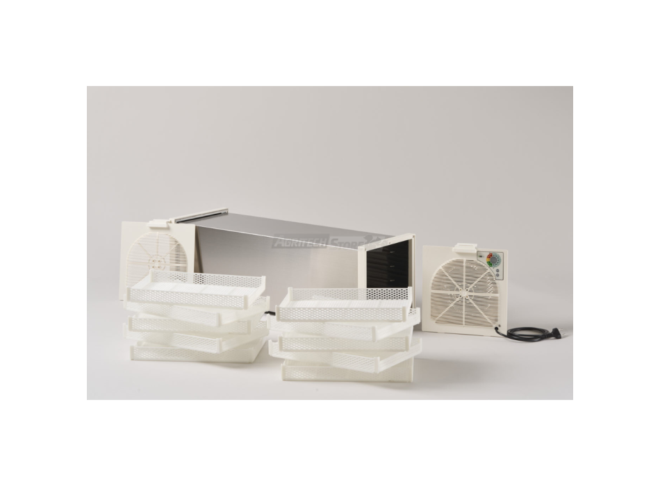 Biosec Silver B10-S Edelstahl-Heimdörrgerät – 10 Körbe Agritech Store