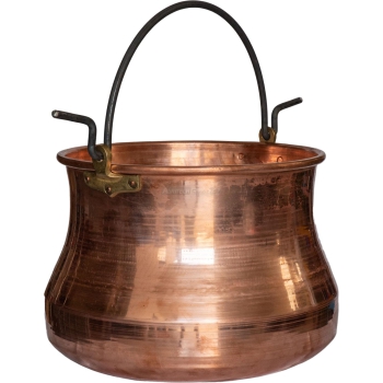 250 Liter Kupferkessel Spezialdurchmesser Höhe 1/2 Agritech Store