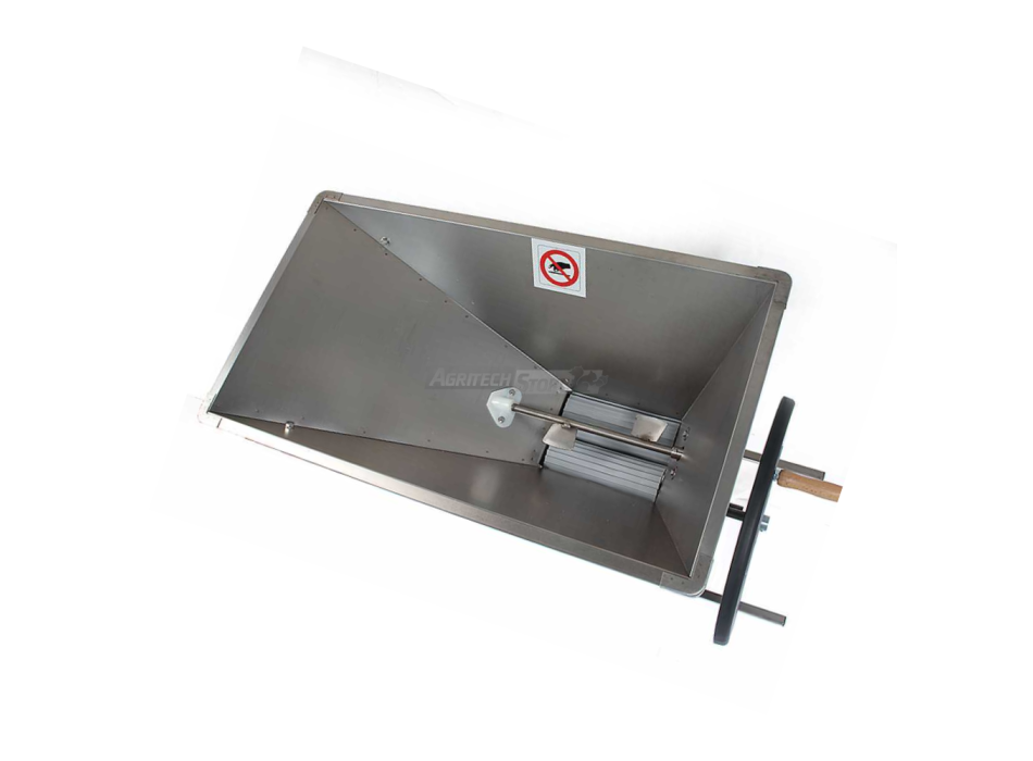 Grifo Marchetti DMAI Manuelle Traubenquetsche/Entrapper aus Edelstahl Agritech Store