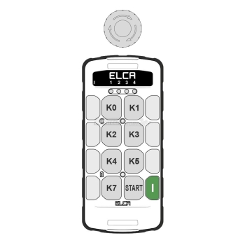 E1Mini+ 8-Tasten-Fernbedienung UN Agritech Store