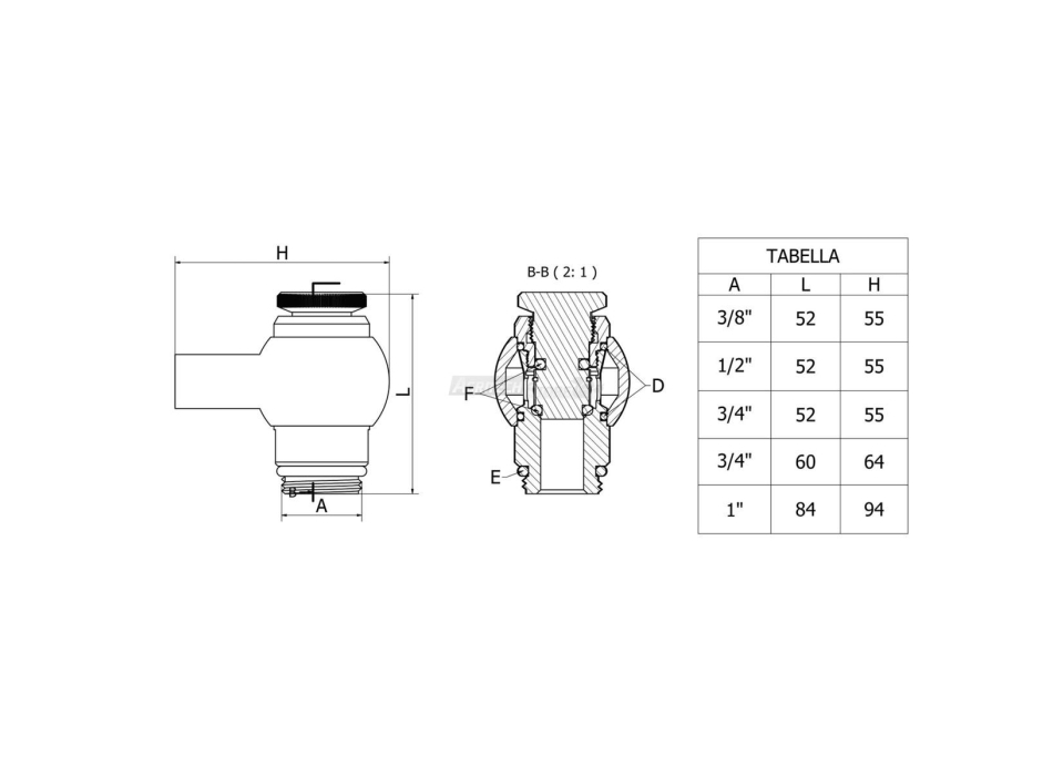 Inox Tropfhahn 1/2 '' Agritech Store
